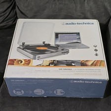 Audio-Technica LP to Digital USB Turntable Recording AT-LP60-USB New Open Box