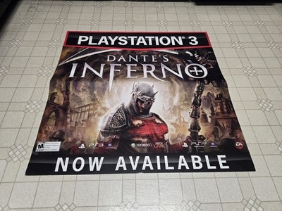 Dantes Inferno Store Display Banner Visceral Games Very Rare Huge 2011