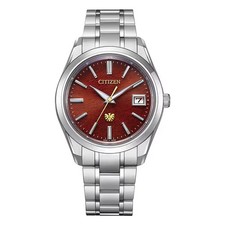 CITIZEN The Citizen AQ4100-65X Eco-Drive Solar 38 3mm Titanium Red Mens WATCH