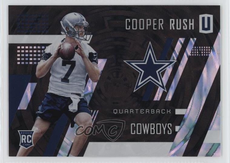 2017 Panini Unparalleled Class of 2017 Rookie Cooper Rush #261 0q3
