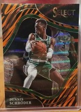 2021-22 Select Courtside TIGER PRIZM Dennis Schroder!  Stunning!  Clean.  #202
