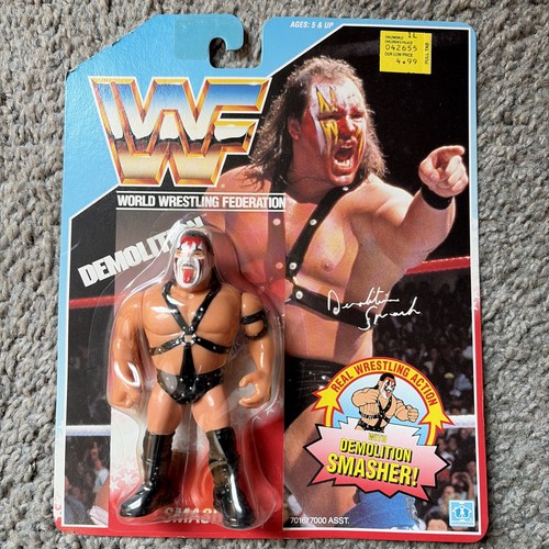 1990 WWF Hasbro Series 1 Smash action figure...