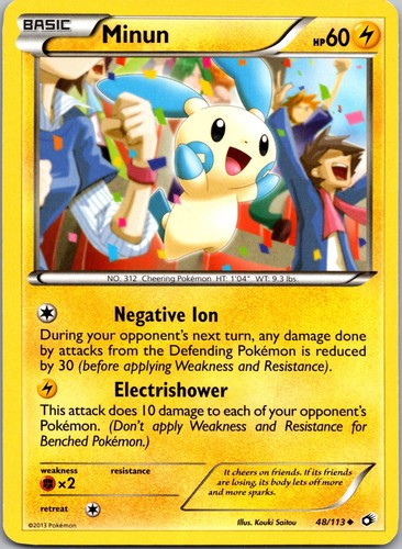 Pokémon TCG Pokémon Minun Minun Regular