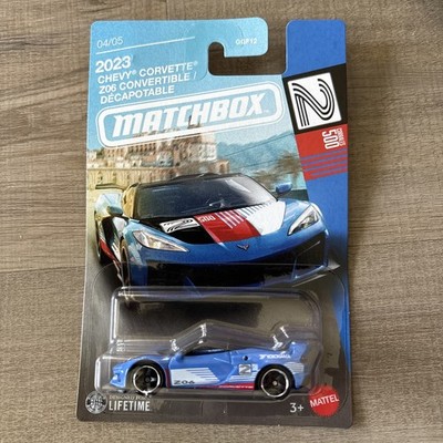 2026 MATCHBOX 2023 CHEVY CORVETTE ZO6 CONVERTIBLE 04/05 blue VHTF
