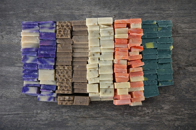 10lb Handmade Soap Sliver Bulk Mix Natural Cold Process Assorted Scents