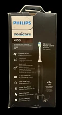 🦷Philips Sonicare 4100 Electric Toothbrush Black USB Recharge ⭐C2 Head OPEN BOX