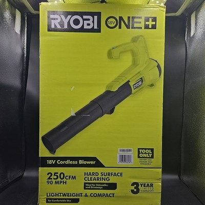RYOBI ONE+ 18V 90 MPH 250 CFM Cordless Battery Leaf Blower (Tool Only)