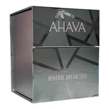 Ahava Mineral Dream Trio Silver Gift Box 3 Hand Cream Cactus Spring Blossom Sea