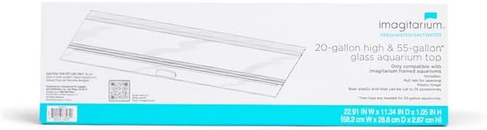 20 Gallon High/55 Gallon Glass Aquarium Top - Image 2 of 4