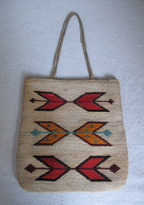 Antique Native American Yakima Corn Husk Bag w/ Provenance