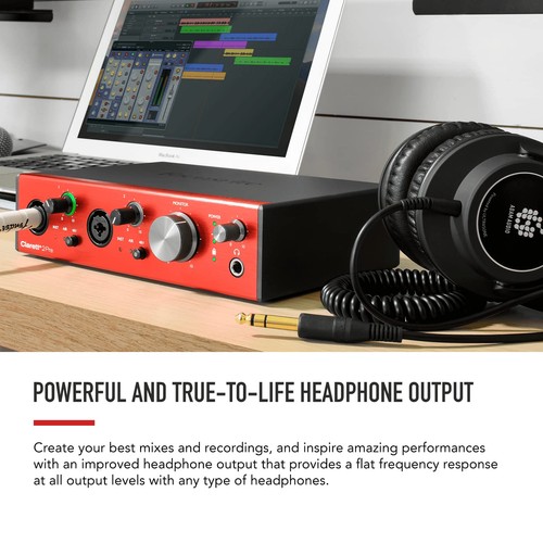 Focusrite Clarett 2Pre Audio Interface 10IN 4OUT Focus Light 275 - Picture 7 of 8