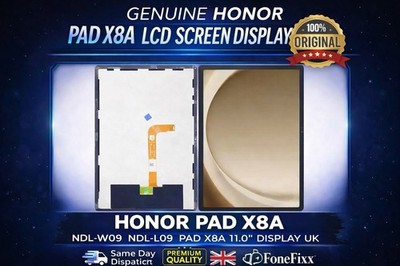 Original Honor Pad X8A LCD Screen Display NDL-W09 NDL-L09 PAD X8A 11.0 DISPLAY UK