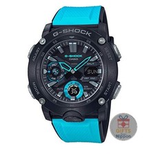 Casio G-Shock GA-2000-1A2JF Men's Blue Carbon Core Guard Shock Resistant Watch