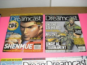 Lot of 8 Official Dreamcast Magazine #5-12 + supplement letter GREAT! 6 7 8 9 10