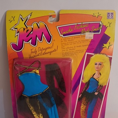 Brand New 1986 Hasbro Jem & the Holograms Smashin' Fashions You