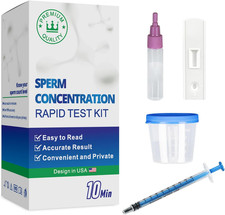 Fertility Home Test Kit for Men- Convenient, Private-Shows Norlow Sperm Count
