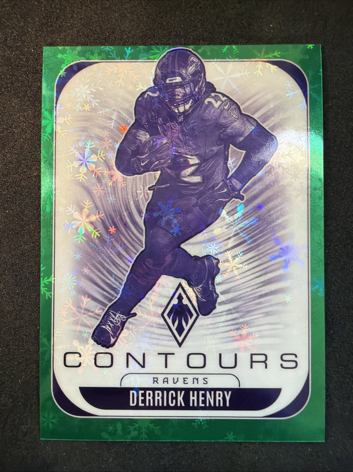 2025 Panini Phoenix - Contours Derrick Henry #3 Green Winter /75