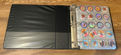   202 Vintage POGS Lot COMPLETE 1 60 Sets x3 + Binder World POG Federation WPF 