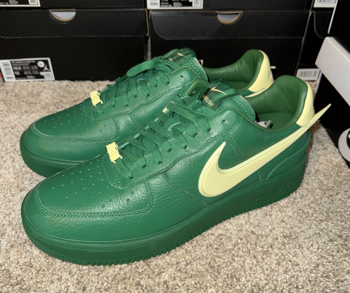 Size 11.5 - Nike AMBUSH x Air Force 1 Low Pine Green | eBay