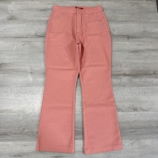 Guess Pants Flare Women’s Salmon Pink Stretch Size Small NWT