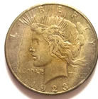 1923 S Peace Dollar $1 90% Silver Business Strike US Coin Circulated