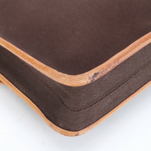Hermes Buenaventura MM Leather Business Men's W39xH27xD7cm Canvas Accessary - Picture 4 of 14