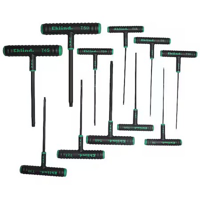 Eklind 68691 11 Piece Torx? T-Shape Torx? Key Set, 68691