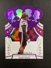2020 Panini Chronicles Draft Picks #12 Javon Kinlaw Crown Royale Purple /25