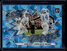 2025 Donruss Optic Amon-Ra St. Brown Jared Goff Best Tuddys Ice Prizm #/55