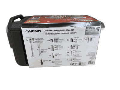 #ad #ad Husky Mechanics Tool Set 280 Piece DAMAGED LEFT CASE SIDE SEE PICTURES $99.95