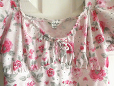 ladies preowned miss selfidge top size 14 round neck short sleeve