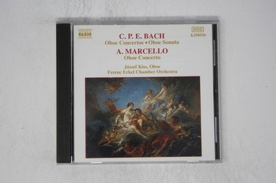 Cpe Bach a Marcello Oboe Concertos Sonata CD József Kiss Naxos
