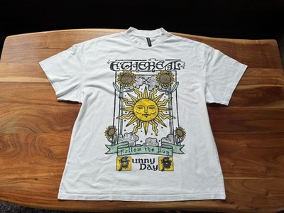 T-Shirt für Jungen/Herren, Gr.XS, H&M, beige mit Aufdruck