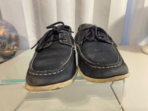 Mocassini da barca Rockport da uomo piatti slip on con lacci V79752 da uomo 9,5 M - Foto 3 di 8