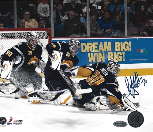 TOUGH RYAN MILLER SABRES AUTOGRAPHED 8 X 10 PHOTO !! - 第 1/1 張圖片