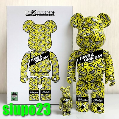 Medicom 400% + 100% Bearbrck ~ Ron English Popaganda Be