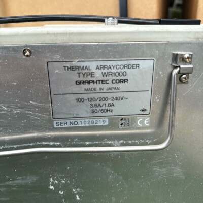 USED GRAPHTEC WR1000 THERMAL ARRAYCORDER | eBay