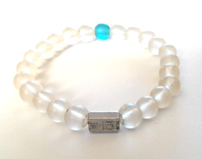 ME to WE Simulated Stone Stretch Bracelet Handmade in Kenya Fits Average 7''