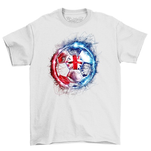 Electric Football Logo T-Shirt Adults & Kids Euro 2024 England Football Fan Tee - Picture 5 of 10