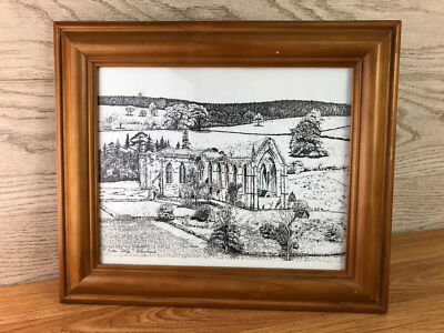 Bolton Abbey Wharfedale gerahmter Druck 13'' x 11''