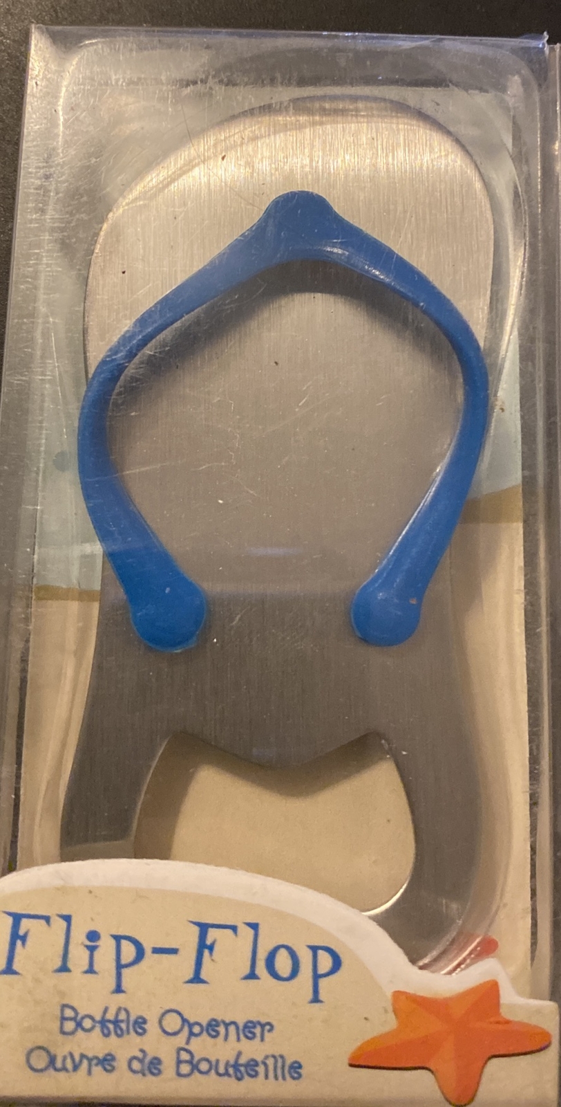 Flip Flop Bottle Opener Blue New in Gift Box Party Novelty S