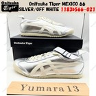Onitsuka Tiger MEXICO 66 SILVER/OFF WHITE 1183b566-021 Unisex Size Custom