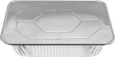 Aluminum Disposable Half Size 9×13 Deep Pan with Alum Lid For Baking & Storing