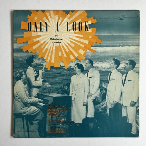 RARE California Gospel 1950s THE MELODYAIRES QUARTET Only A Look LP Fender Strat