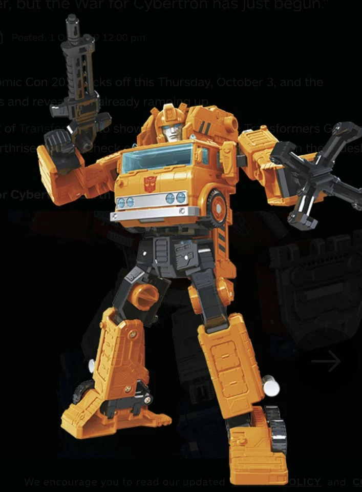 Transformers: Earthrise - War for Cybertron - Grapple - Sealed - Image 3 of 3