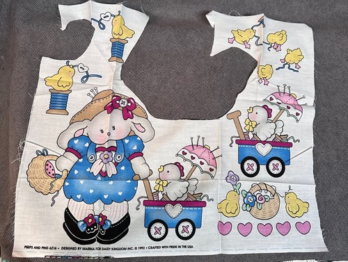 Vtg Daisy Kingdom No Sew Fabric Appliqué Bunnies Lot 90s - Picture 4 of 4