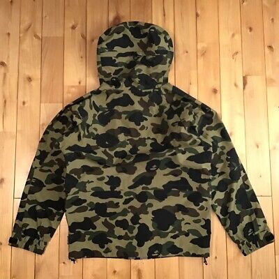 BAPE GORE TEX 1st camo green snowboard jacket A Bathing Ape Size M