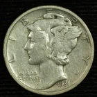 Mercury Silver Dime. 1931 D. Choice Very Fine. Lot # 9049-179-881