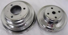 Chrome Pulleys Pulley Bbc Big Block Chevy Lwp 396-454 Long Water Pump Pulley Chrome Pulleys Pulley Bbc Big Block Chevy Lwp 396-454 Long Water Pump Pulley