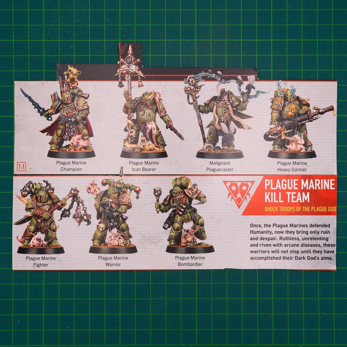 Plague Marine Einzelne Figuren Kill Team Starter Set Plague Marine Einzelne Figuren Kill Team Starter Set